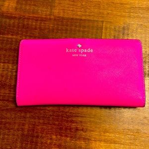Hot Pink Kate Spade Wallet